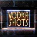 ADVPRO Vodka Shots Display Dual Color LED Neon Sign st6-i4064 - White & Yellow