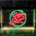 ADVPRO Hot Shot Circle Vodka Dual Color LED Neon Sign st6-i4069 - Green & Red