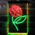 ADVPRO Rose Flower Bedroom Display  Dual Color LED Neon Sign st6-i4071 - Green & Red