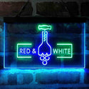 ADVPRO Red White Wine Opener Bar Display Dual Color LED Neon Sign st6-i4072 - Green & Blue