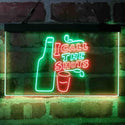 ADVPRO I Call The Shots Dual Color LED Neon Sign st6-i4073 - Green & Red