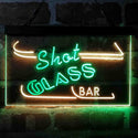ADVPRO Shot Glass Bar Dual Color LED Neon Sign st6-i4075 - Green & Yellow