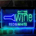 ADVPRO Red & White Wine Opener Display Dual Color LED Neon Sign st6-i4077 - Green & Blue