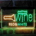 ADVPRO Red & White Wine Opener Display Dual Color LED Neon Sign st6-i4077 - Green & Yellow