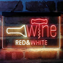 ADVPRO Red & White Wine Opener Display Dual Color LED Neon Sign st6-i4077 - Red & Yellow