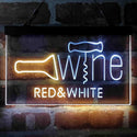 ADVPRO Red & White Wine Opener Display Dual Color LED Neon Sign st6-i4077 - White & Yellow