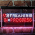 ADVPRO Streaming in Progress Display Dual Color LED Neon Sign st6-i4096 - White & Red