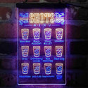 ADVPRO Shots Menu Bar Tender Display  Dual Color LED Neon Sign st6-i4101 - Blue & Yellow