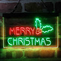 ADVPRO Merry Christmas Pine Cone Dual Color LED Neon Sign st6-i4109 - Green & Red