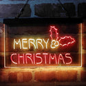 ADVPRO Merry Christmas Pine Cone Dual Color LED Neon Sign st6-i4109 - Red & Yellow