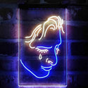 ADVPRO Woman Crying Room Display  Dual Color LED Neon Sign st6-i4111 - Blue & Yellow