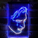 ADVPRO Woman Crying Room Display  Dual Color LED Neon Sign st6-i4111 - White & Blue