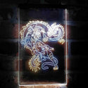 ADVPRO Tiger and Dragon Fight Man Cave Room Garage Decoration  Dual Color LED Neon Sign st6-i4114 - White & Yellow