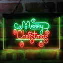 ADVPRO Merry Christmas Light Decoration Dual Color LED Neon Sign st6-i4115 - Green & Red