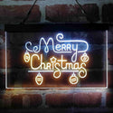 ADVPRO Merry Christmas Light Decoration Dual Color LED Neon Sign st6-i4115 - White & Yellow