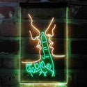 ADVPRO Silent Kiss Romantic Room Display  Dual Color LED Neon Sign st6-i4128 - Green & Yellow