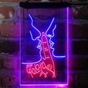 ADVPRO Silent Kiss Romantic Room Display  Dual Color LED Neon Sign st6-i4128 - Red & Blue