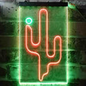 ADVPRO Cactus Western Cowboys Texas Bar  Dual Color LED Neon Sign st6-j0090 - Green & Red
