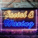 ADVPRO Facial & Waxing Beauty Salon Shop Dual Color LED Neon Sign st6-j0140 - Blue & Yellow