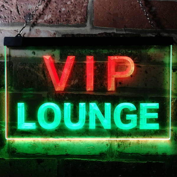 ADVPRO VIP Lounge Bar Beer Club Pub Man Cave Dual Color LED Neon Sign st6-j0691 - Green & Red
