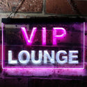 ADVPRO VIP Lounge Bar Beer Club Pub Man Cave Dual Color LED Neon Sign st6-j0691 - White & Purple