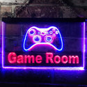 ADVPRO Game Room Console Man Cave Garage Dual Color LED Neon Sign st6-j0984 - Blue & Red