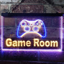 ADVPRO Game Room Console Man Cave Garage Dual Color LED Neon Sign st6-j0984 - Blue & Yellow