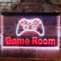 ADVPRO Game Room Console Man Cave Garage Dual Color LED Neon Sign st6-j0984 - White & Red