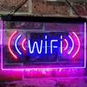 ADVPRO Wi-Fi Display Coffee Shop Dual Color LED Neon Sign st6-j2666 - Red & Blue