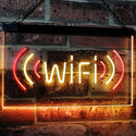 ADVPRO Wi-Fi Display Coffee Shop Dual Color LED Neon Sign st6-j2666 - Red & Yellow