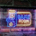 ADVPRO Game Room Arcade TV Man Cave Bar Club Dual Color LED Neon Sign st6-j2850 - Blue & Yellow