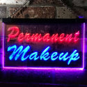 ADVPRO Permanent Makeup Beauty Salon Dual Color LED Neon Sign st6-m0037 - Blue & Red