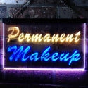 ADVPRO Permanent Makeup Beauty Salon Dual Color LED Neon Sign st6-m0037 - Blue & Yellow