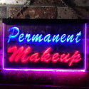 ADVPRO Permanent Makeup Beauty Salon Dual Color LED Neon Sign st6-m0037 - Red & Blue