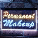 ADVPRO Permanent Makeup Beauty Salon Dual Color LED Neon Sign st6-m0037 - White & Yellow