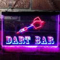 ADVPRO Dart Bar Club VIP Beer Pub Dual Color LED Neon Sign st6-m0118 - Red & Blue