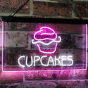 ADVPRO Cupcakes Bakery Shop Indoor Display Dual Color LED Neon Sign st6-m2106 - White & Purple