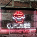 ADVPRO Cupcakes Bakery Shop Indoor Display Dual Color LED Neon Sign st6-m2106 - White & Red
