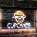 ADVPRO Cupcakes Bakery Shop Indoor Display Dual Color LED Neon Sign st6-m2106 - White & Yellow