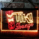ADVPRO Tiki Lounge Bar Mask Beer Ale Pub Dual Color LED Neon Sign st6-s0002 - Red & Yellow