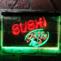 ADVPRO Sushi Japanese Food Restaurant Dual Color LED Neon Sign st6-s0008 - Green & Red