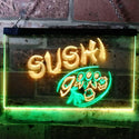 ADVPRO Sushi Japanese Food Restaurant Dual Color LED Neon Sign st6-s0008 - Green & Yellow