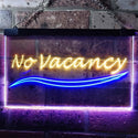 ADVPRO No Vacancy Motel Hotel Display Dual Color LED Neon Sign st6-s0128 - Blue & Yellow
