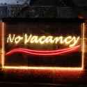 ADVPRO No Vacancy Motel Hotel Display Dual Color LED Neon Sign st6-s0128 - Red & Yellow