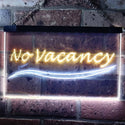 ADVPRO No Vacancy Motel Hotel Display Dual Color LED Neon Sign st6-s0128 - White & Yellow