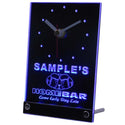 ADVPRO Home Bar Personalized Bar Pub Kitchen Decor Neon Led Table Clock tncp-tm - Blue