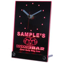 ADVPRO Home Bar Personalized Bar Pub Kitchen Decor Neon Led Table Clock tncp-tm - Red