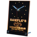 ADVPRO Home Bar Personalized Bar Pub Kitchen Decor Neon Led Table Clock tncp-tm - Yellow