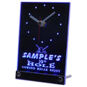 ADVPRO Golf 19th Hole Personalized Bar Beer Decor Neon Led Table Clock tncpi-tm - Blue