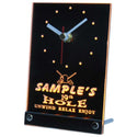 ADVPRO Golf 19th Hole Personalized Bar Beer Decor Neon Led Table Clock tncpi-tm - Yellow